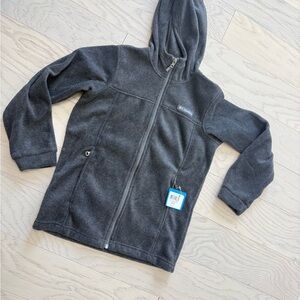 Columbia Kids Gray Fleece Hoodie NWT